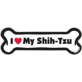 I <3 My Breed Dog Bone Magnet - Over 85 Breeds Available!