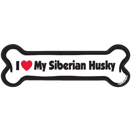 I <3 My Breed Dog Bone Magnet - Over 85 Breeds Available!