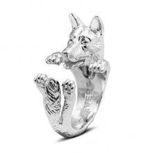 Load image into Gallery viewer, Dog Fever Sterling Silver Dog Hug Ring - Multiple Breeds Available
