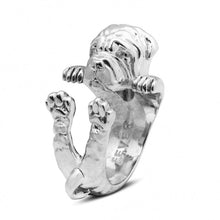 Load image into Gallery viewer, Dog Fever Sterling Silver Dog Hug Ring - Multiple Breeds Available
