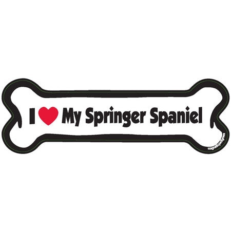 I <3 My Breed Dog Bone Magnet - Over 85 Breeds Available!