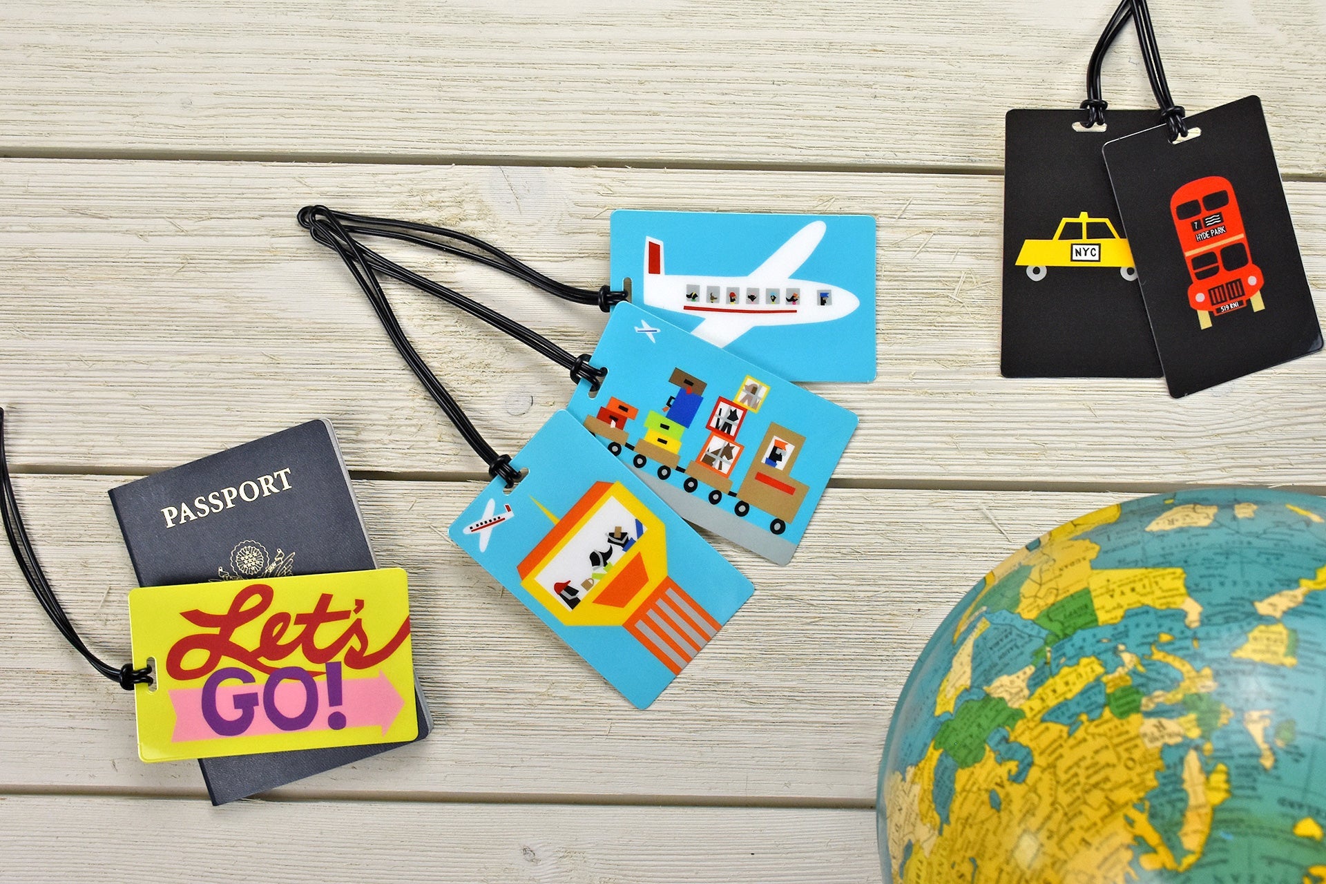 Dog Themed Luggage Tags from R. Nichols