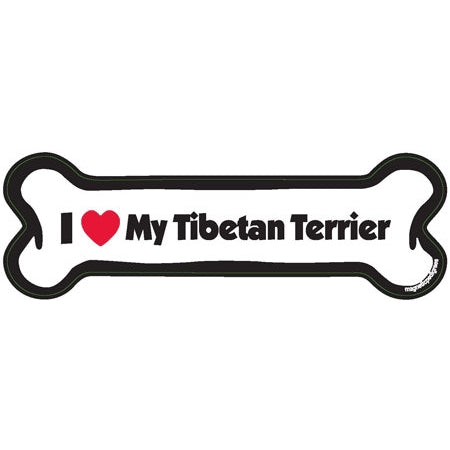I <3 My Breed Dog Bone Magnet - Over 85 Breeds Available!