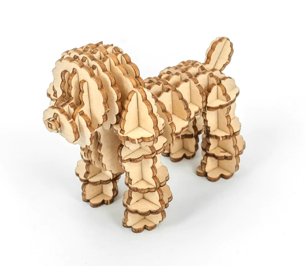 3D Wooden Dog Puzzles - Multiple Breeds!
