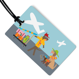 Dog Themed Luggage Tags from R. Nichols