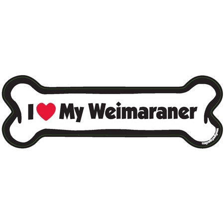 I <3 My Breed Dog Bone Magnet - Over 85 Breeds Available!