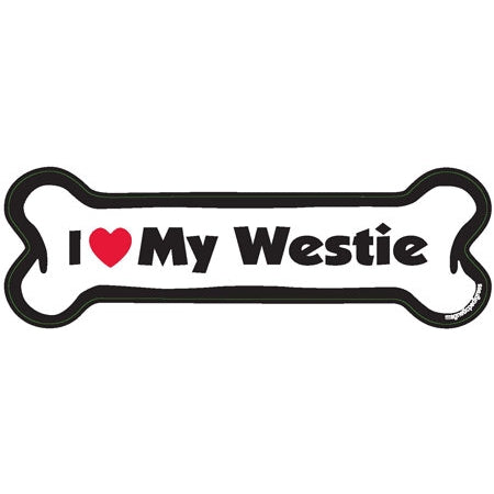 I <3 My Breed Dog Bone Magnet - Over 85 Breeds Available!