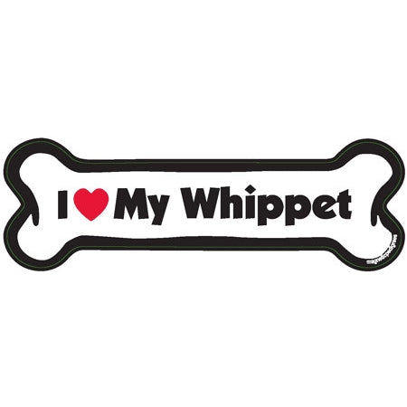 I <3 My Breed Dog Bone Magnet - Over 85 Breeds Available!