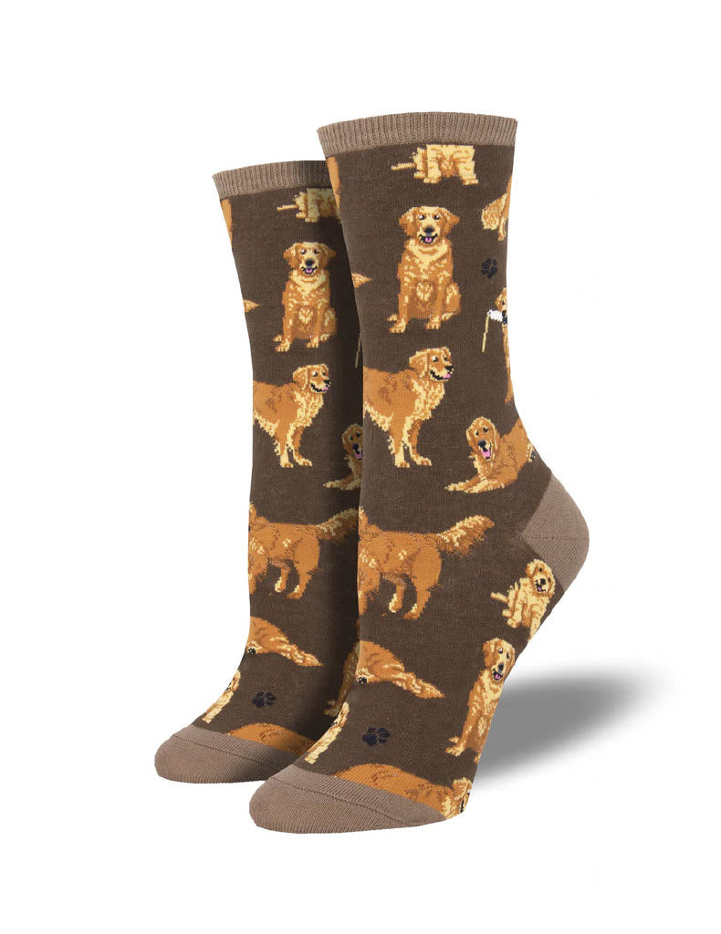 Golden Retrievers Socks in Multiple Colors!