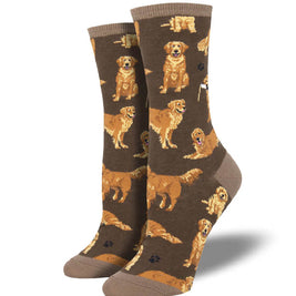 Golden Retrievers Socks in Multiple Colors!
