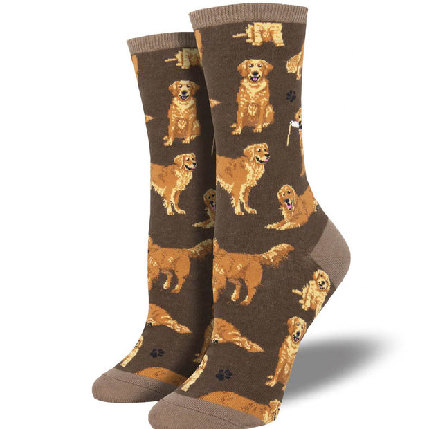 Golden Retrievers Socks in Multiple Colors!