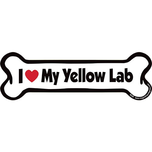 I <3 My Breed Dog Bone Magnet - Over 85 Breeds Available!